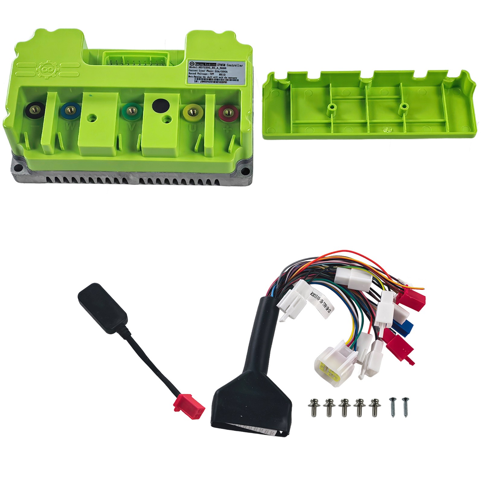 For FarDriver ND72200 Controller w/ Bluetooth 55A Battery, 200a Phase ,48-72V