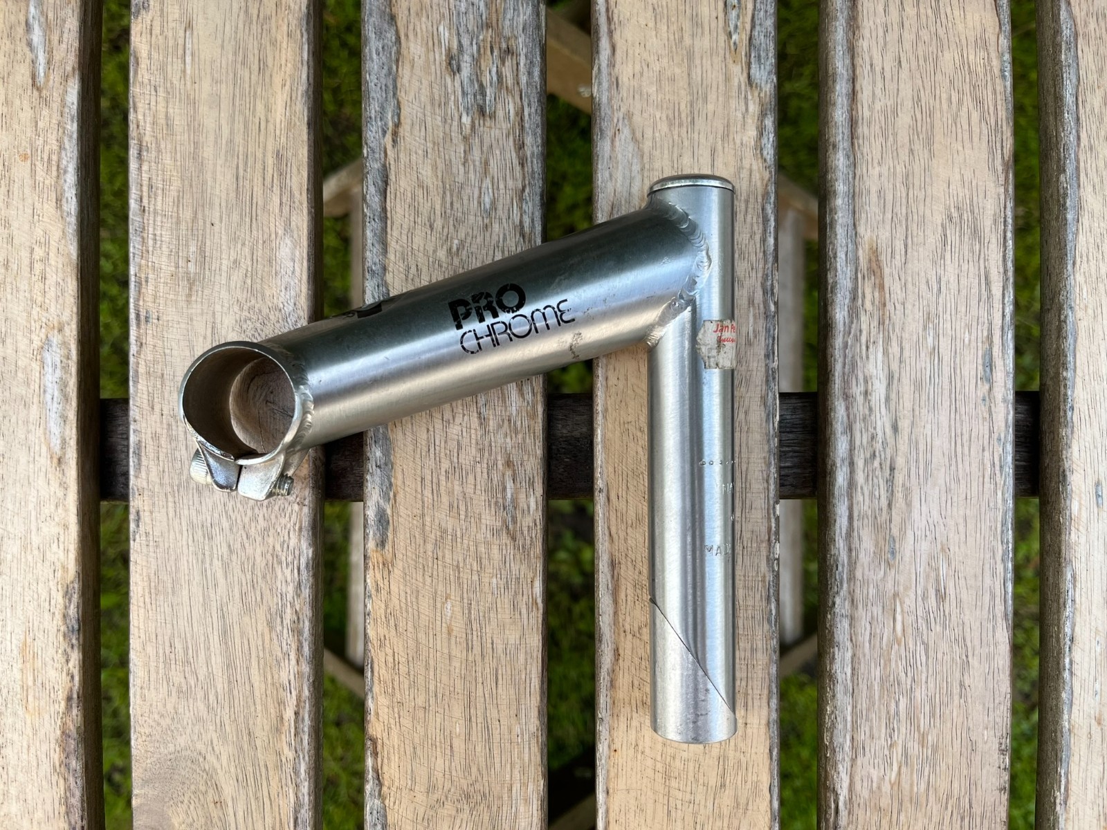New NOS 3ttt Pro Chrome 1″ inch quill stem Columbus Throne steel 110 mm / 26.0