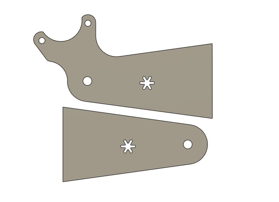 Big Brake – Flat Stretch Tabs 12mm or 5/8 axle hole for CT200 and more