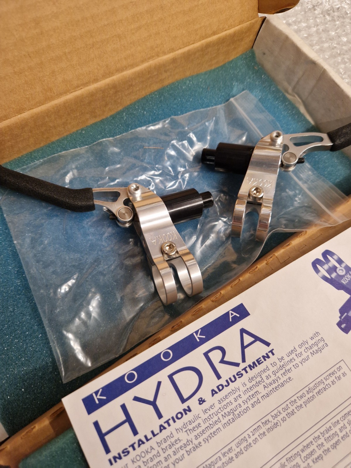 Kooka Hydra, Hydraulic Brake Levers (Magura)