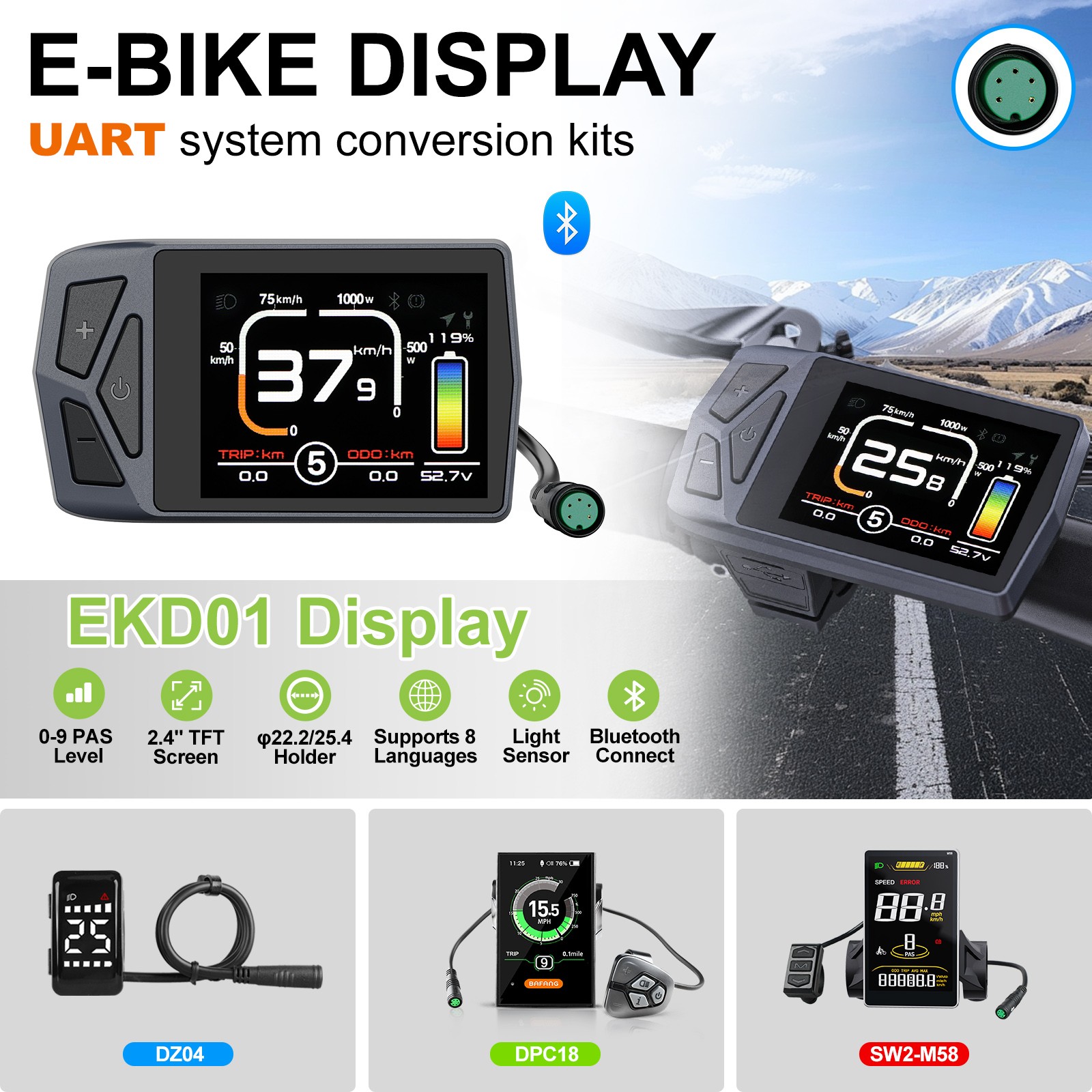 Bafang 48V500W Electric Bicycle Hub Motor Rear Wheel for Cassette DC Kit USA