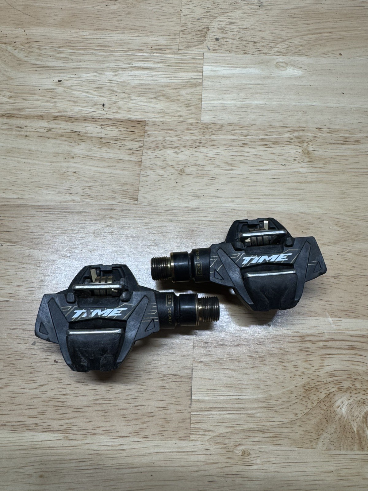 TIME ATAC XC 12 Carbon Mountain Bike Pedals w/Cleats Titanium XC MTB Gravel