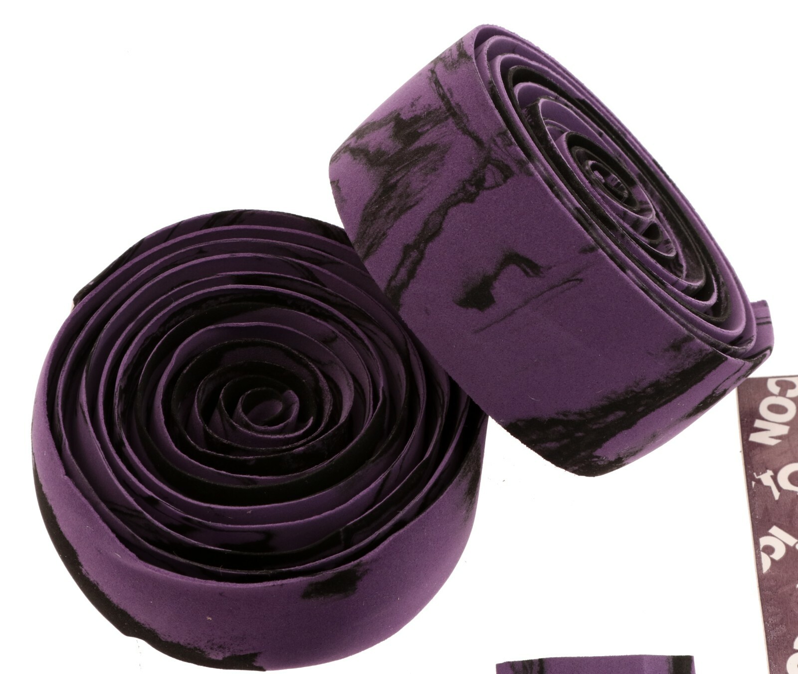 Icon Powercork Bicycle Cork Bar Tape Purple/Black Marble Non-Adhesive NEW NOS