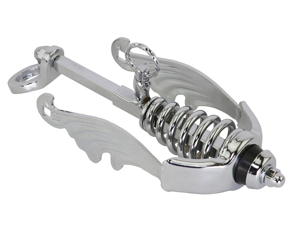 Bike Spring Fork Slammer W/Wing Extended Crown Chrome.