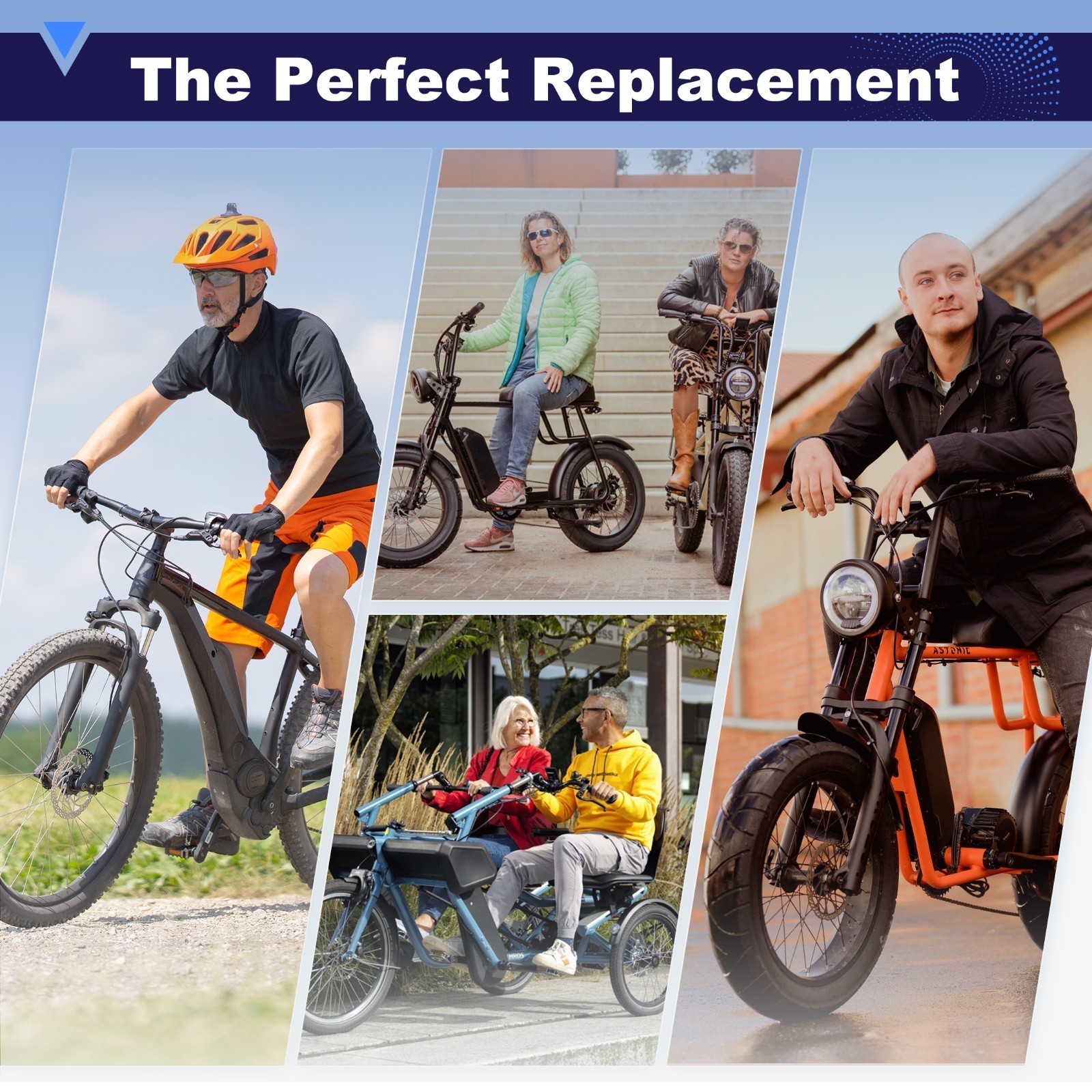 36V/48V/52V 20AH Ebike Lithium Battery for Electric Bicycle 200W-2000W Motors