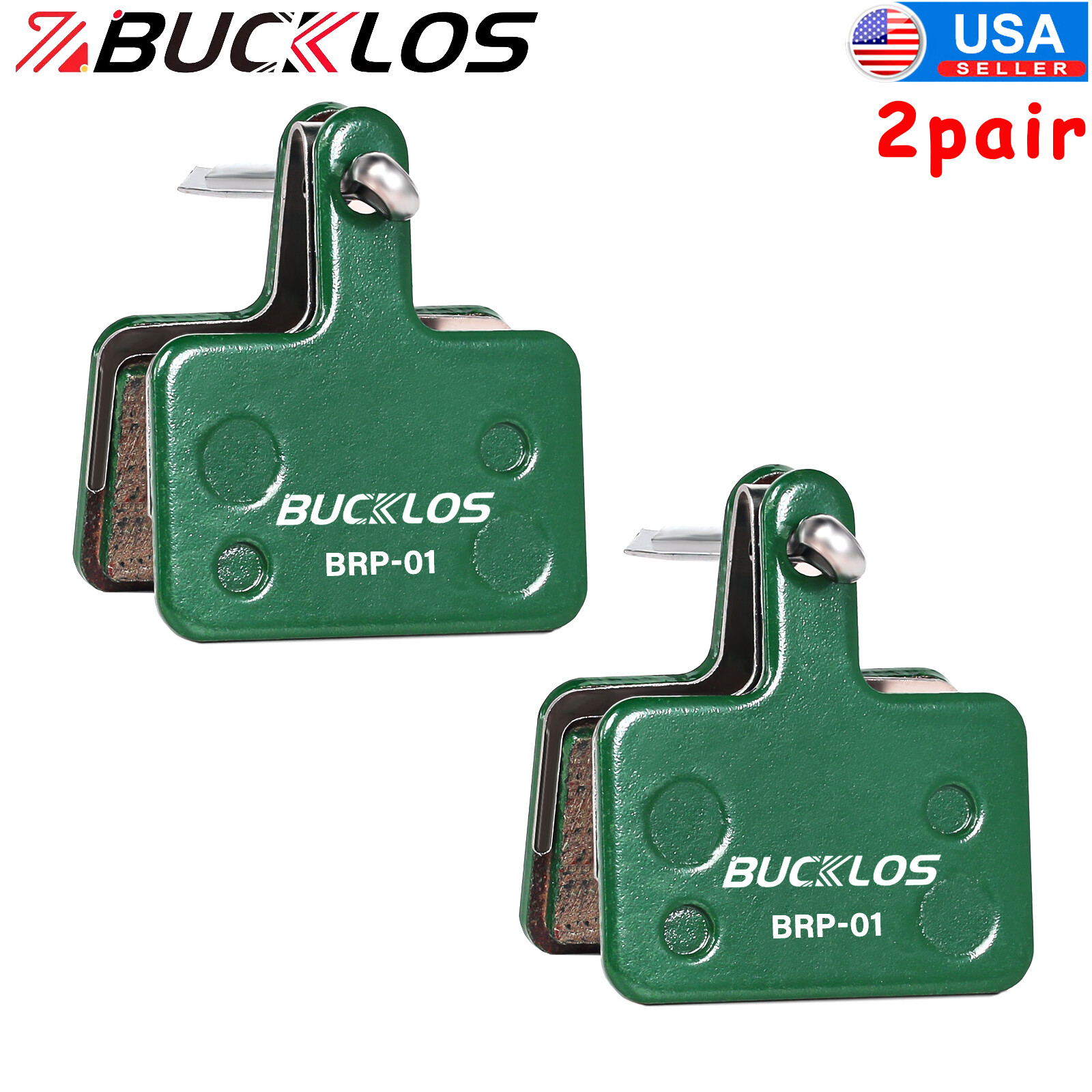 2pair BUCKLOS Ceramic Disc Brake Caliper Pad MTB for Shimano Tektro E10.11 MT200