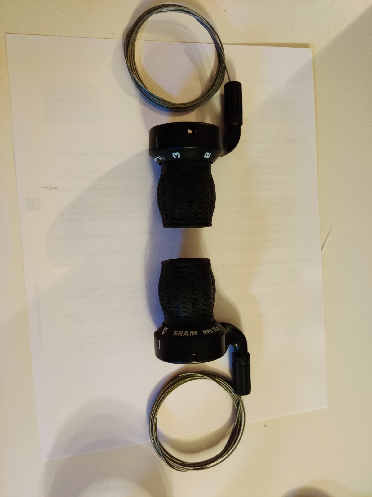 SRAM MRX200-60 Right Grip Shift and SRAM QS60-32 Left Quick Shift NOS