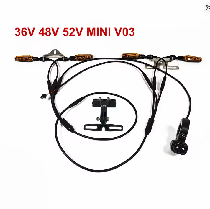Ebike Electric Bicycle 36V 48V 52V 72V Steering Light Set Kit Switch Left Right