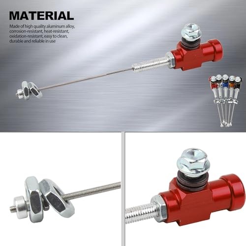 Motorcycle M10x1.25mm Hydraulic Clutch Master,Master Cylinder Rod Brake Red