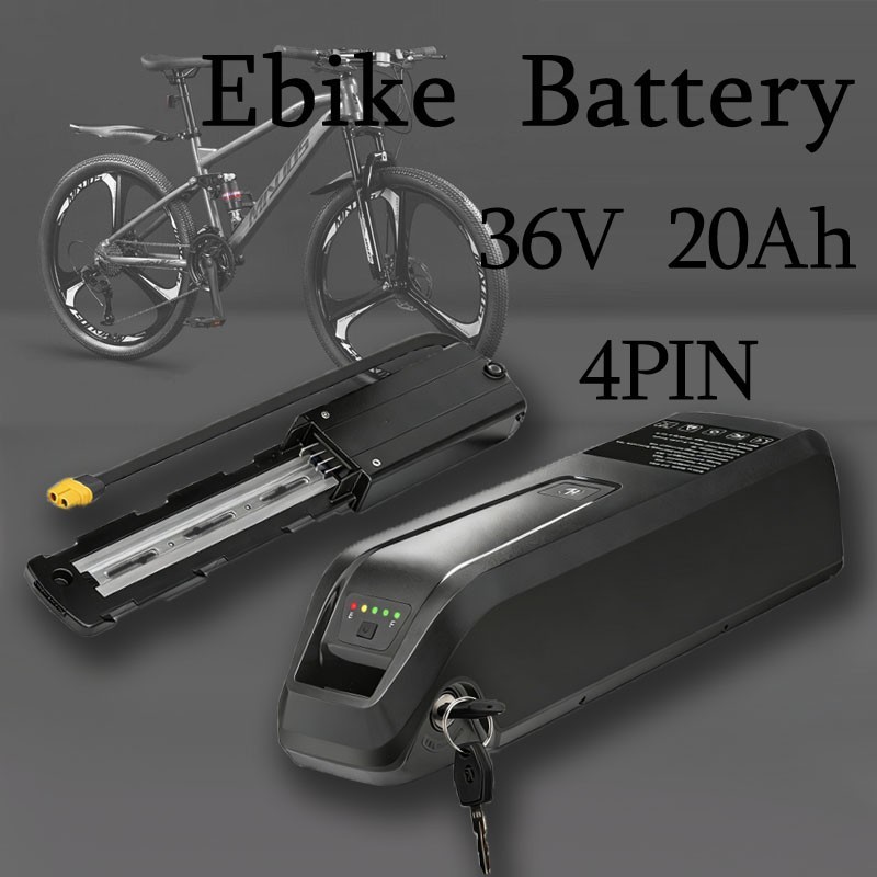 UUG 36V 20Ah 0-1200W Ebike Battery for Electric Bike Bicycl Lithium Battery 4PIN