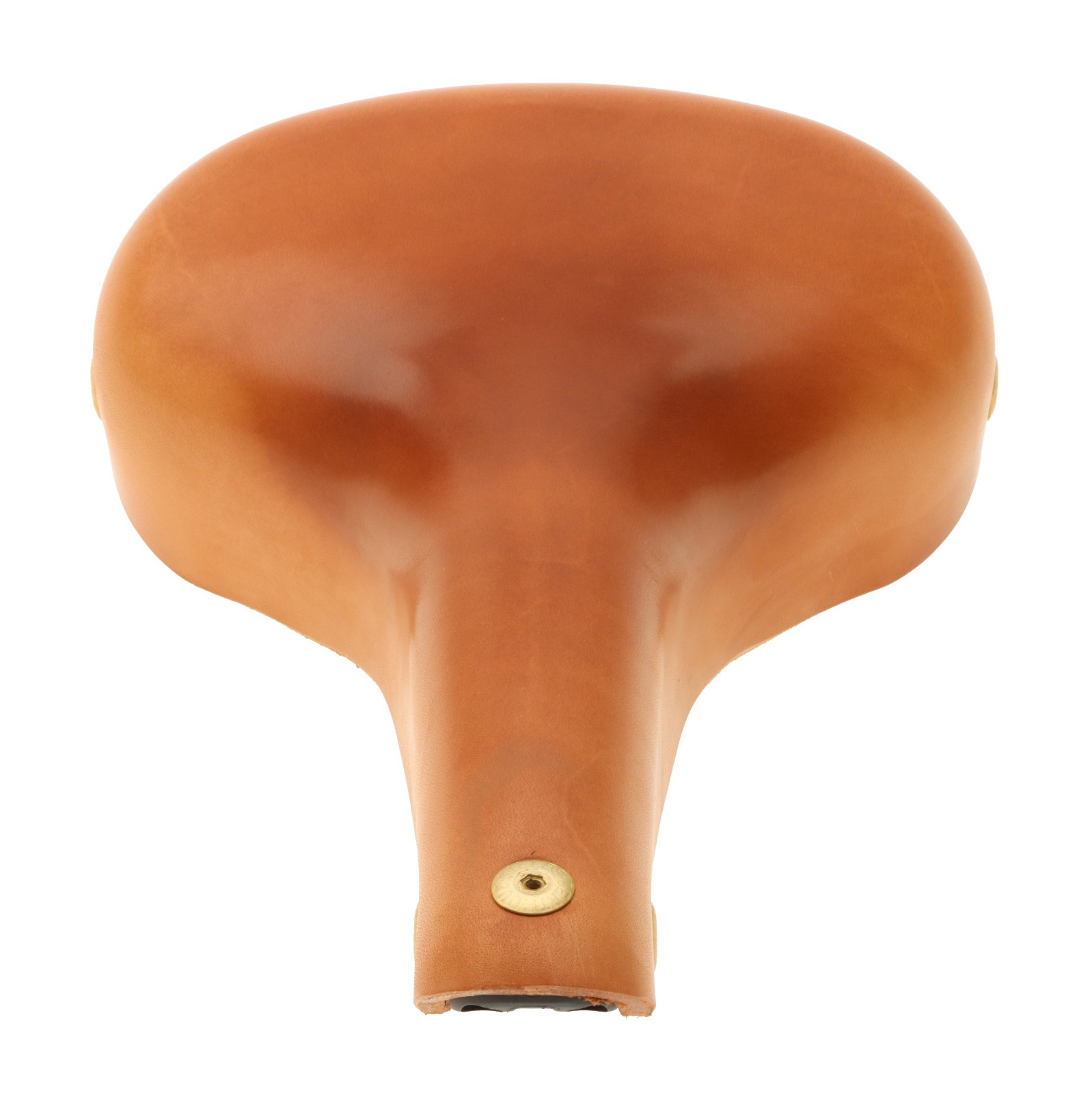 Gilles Berthoud Mente Saddle Steel Rails Hard Leather Cover Natural NEW NOS NIB