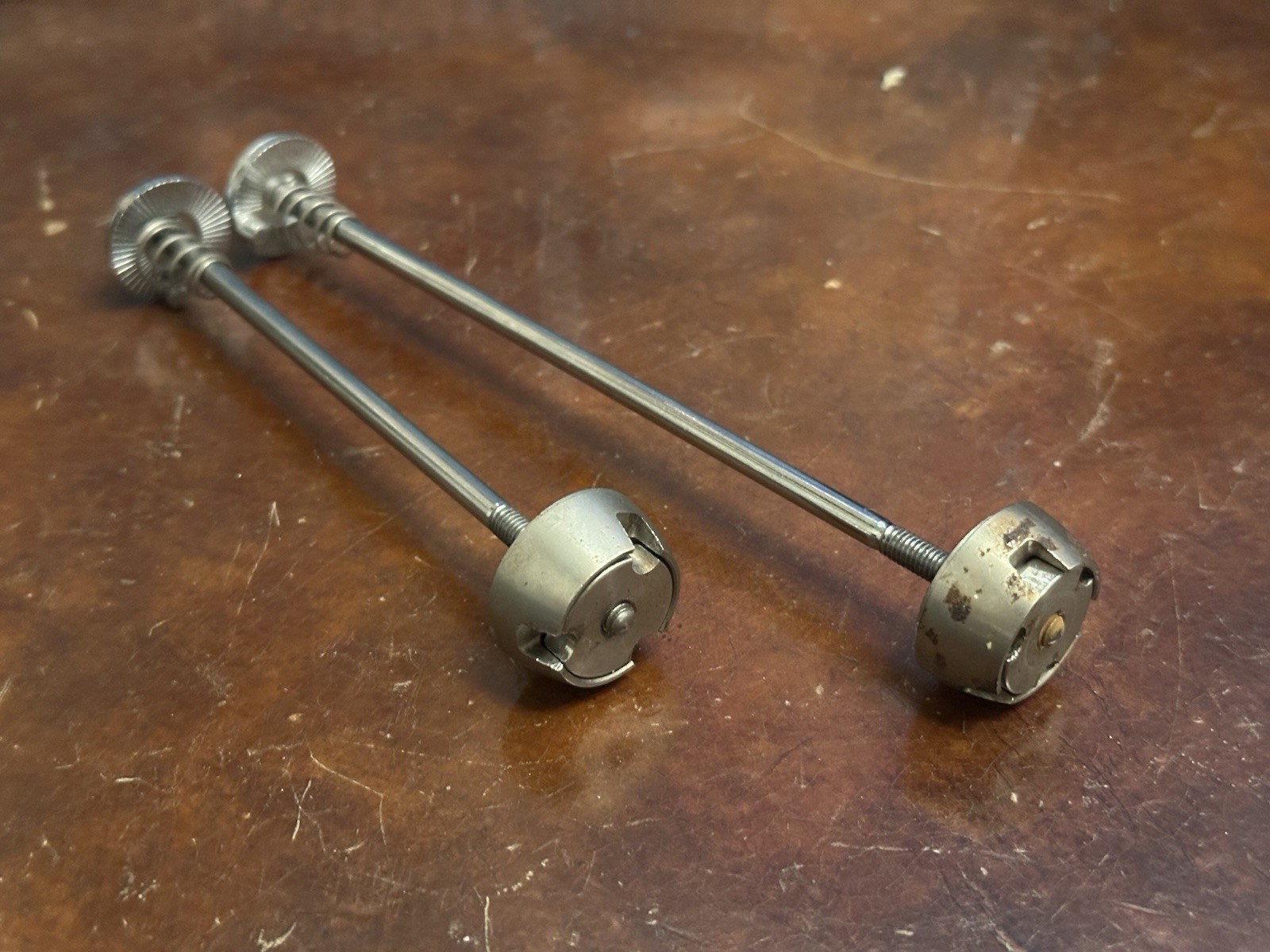 Delta Cycle Knoxnut Anti-Theft Bicycle Axle Quick Release Skewer Set USED