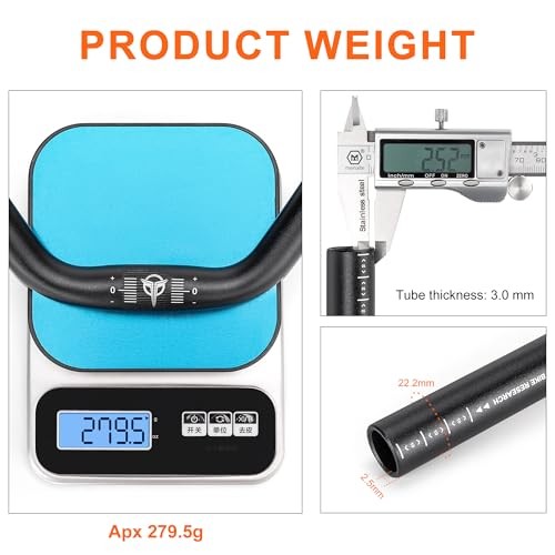 25.4 Bike Handlebar – 30mm, 55mm, 70mm, 90mm,120mm Riser 25.4-90mm Rise