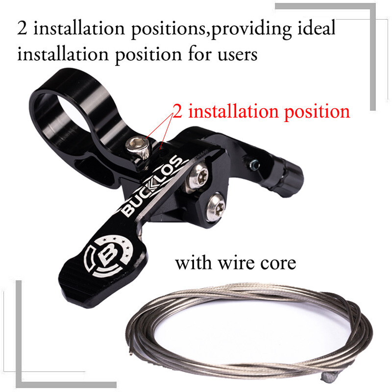 MTB Bike Dropper Seatpost Aluminum BMX Remote Adjustable Seat Post Control Lever