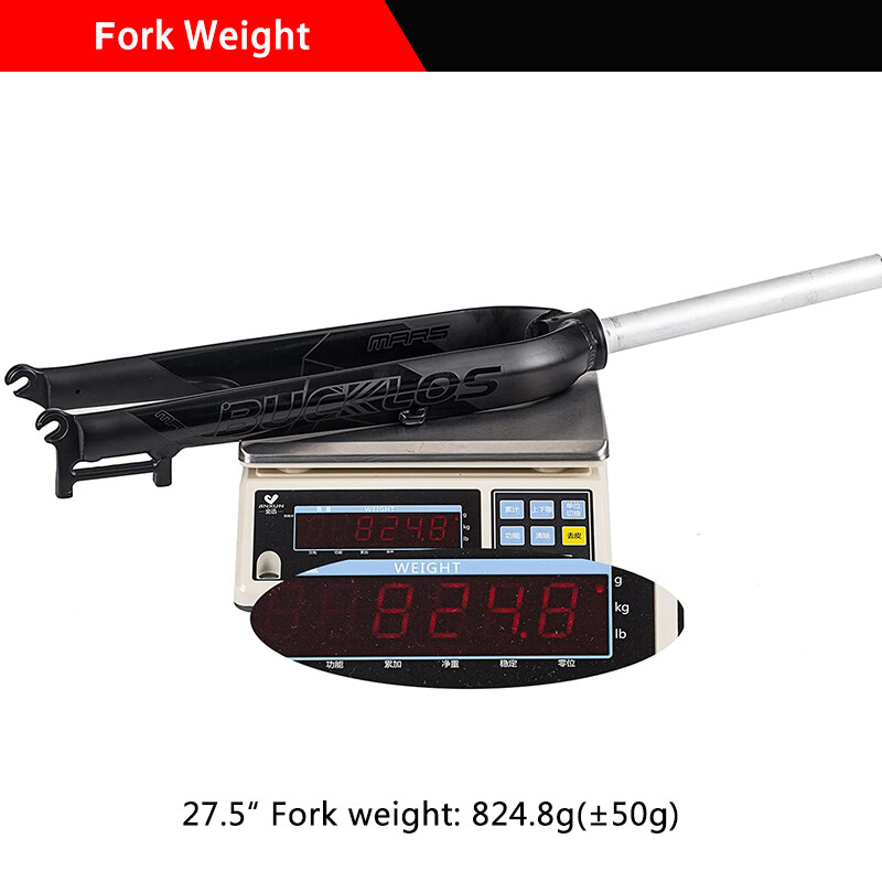 MTB Fork 26/27.5/29 inch Disc Brake Bicycle Aluminium Alloy Rigid Fork 100mm QR