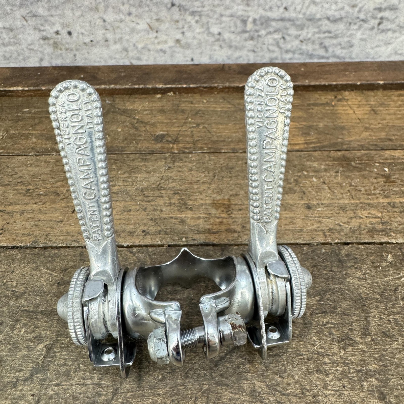 Vintage Campagnolo Downtube Friction Shifter Set 28.6 Clamp Road Bike Italy 70s