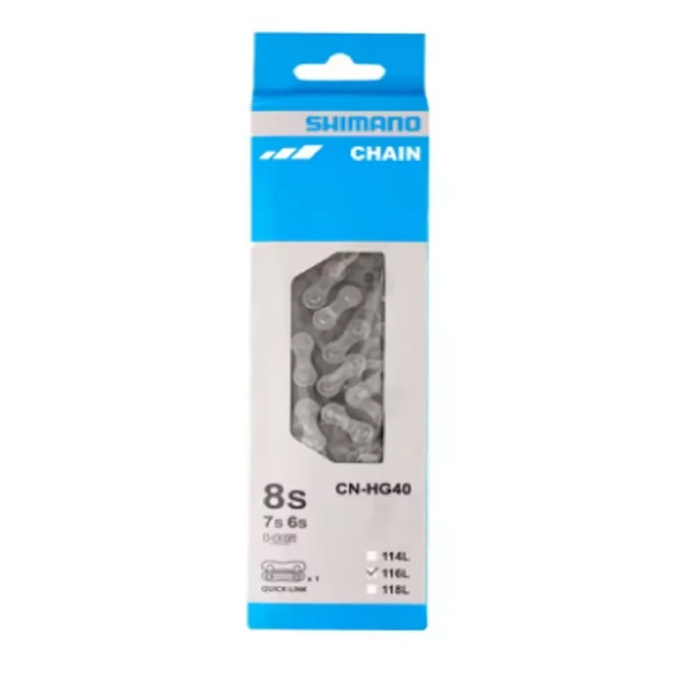 Shimano CN-HC40 6 7 8 Speed Bicycle Chain 116 Links Road MTB Hybrid HG40 New-USA