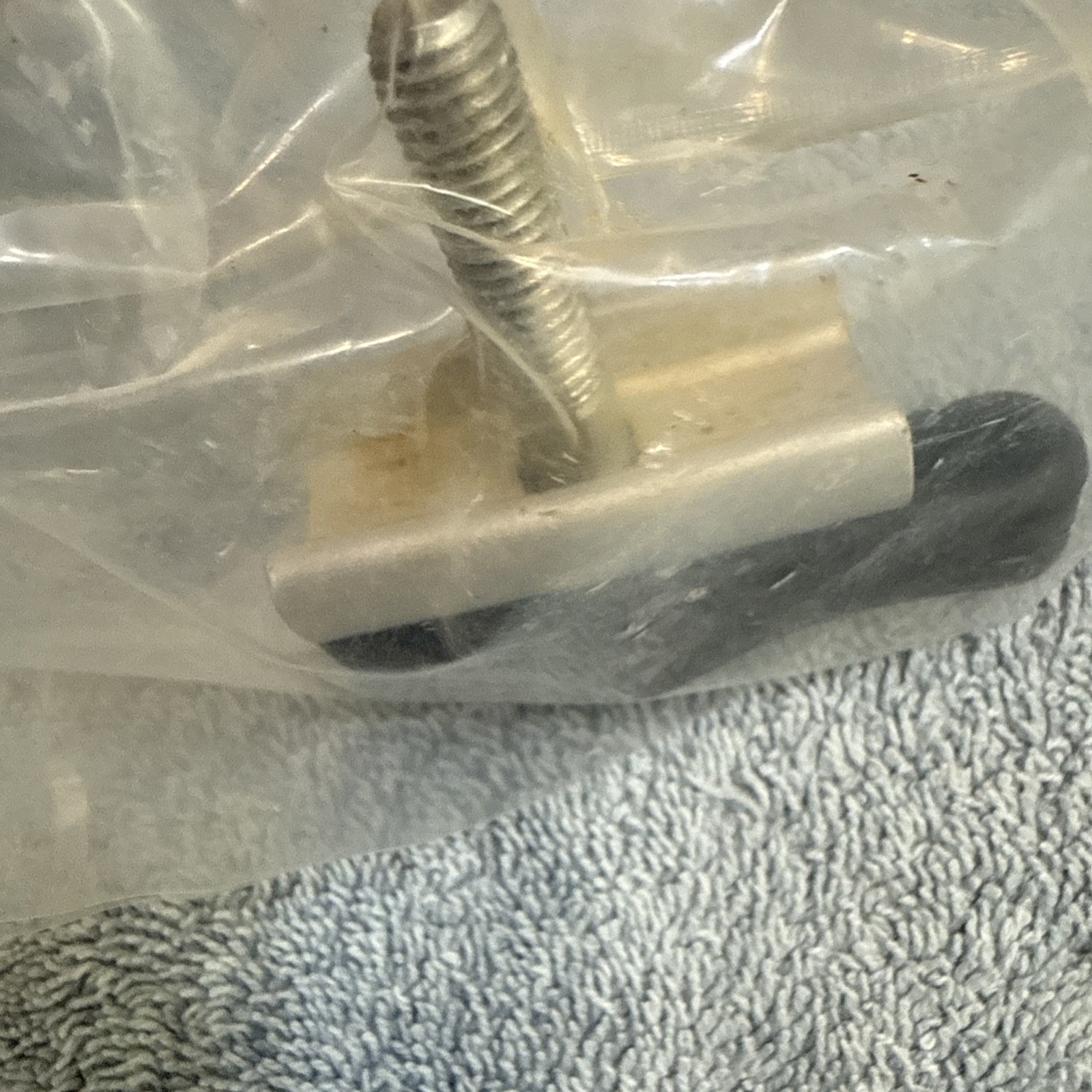 Brompton Hinge Clamp Assembly – Silver Hinge Plate and Black lever