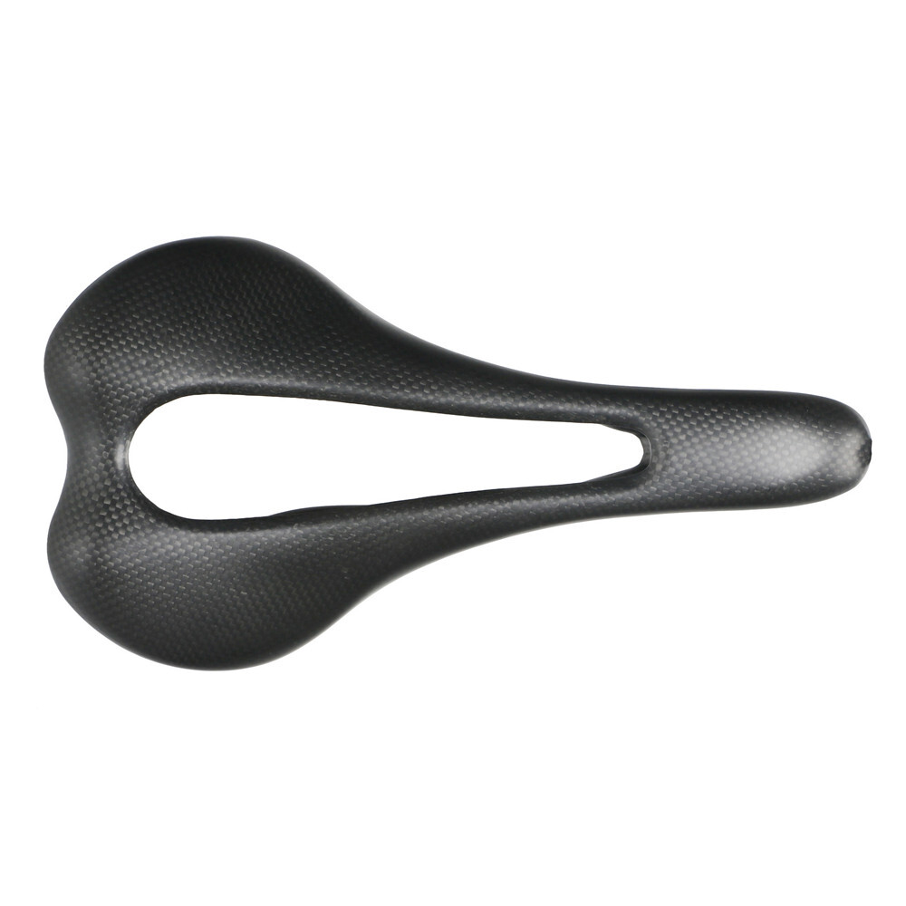 Ultralight Cycling Seat Full Carbon Bicycle Saddle Rail 7*9mm 120g Black No Logo