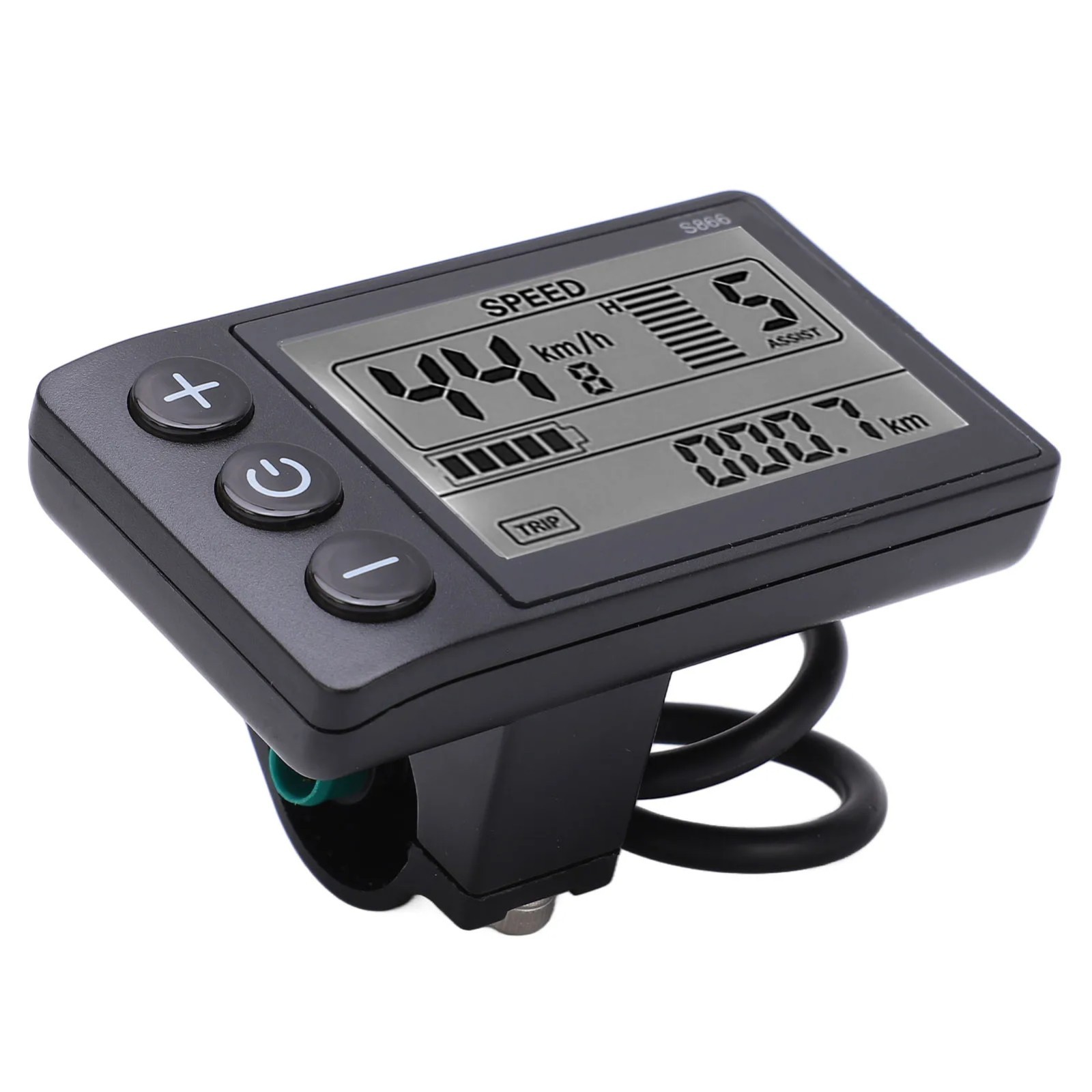 For E-bike Lcd Display 24V/36V/48V Mini E-Bicycle Electric Bike Speed Meter 2024