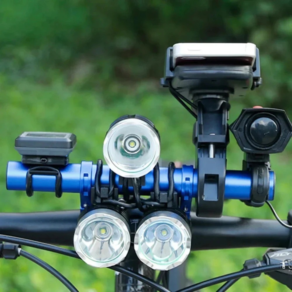Bicycle Handlebar Extender Bracket MTB Bike Headlight GPS Phone Mount Bar