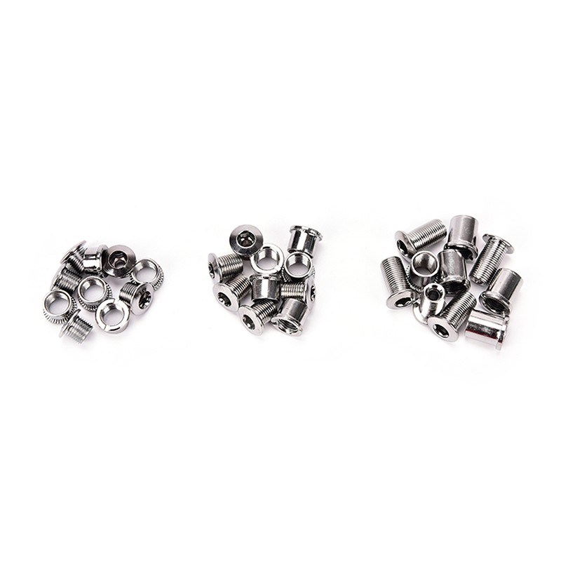 5Pair Crankset Bolts Crank Bolts Bike Chainring Bolts Bicycle Crank Screws NYJSE