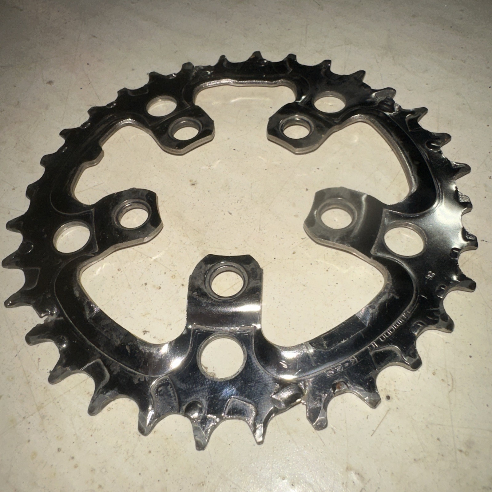 Vintage Shimano IG K-32 32T Chainring 5 Bolt 94 / 58 mm BCD Deore Ring Ramp MTB