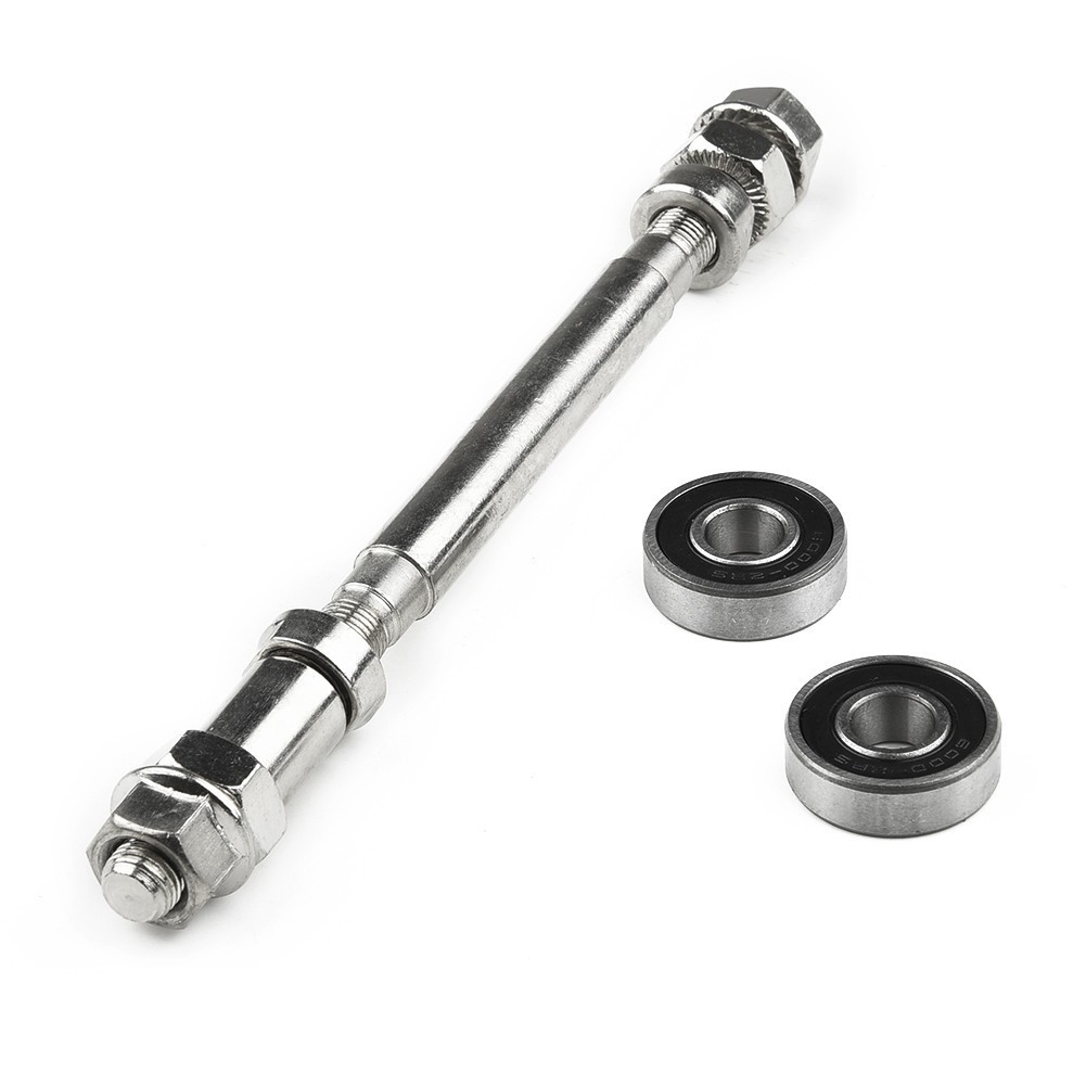 Bearing Bicycle Wheel Hub Axle Front Rear Solid Shaft Lever Bike Repai Part Tool