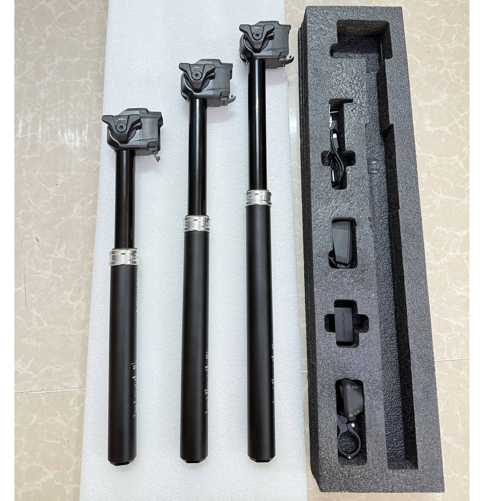 SEEKRUN S7 Bluetooth Dropper Seatpost MTB Seat Post Wireless 100/120/150/175mm