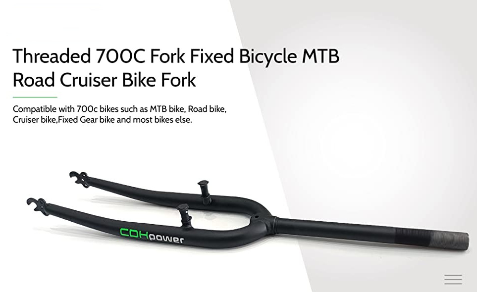 CDH 700C/29” Threaded Cycling Fixed Bicycle MTB Road Cruiser Bike Fork &Headset