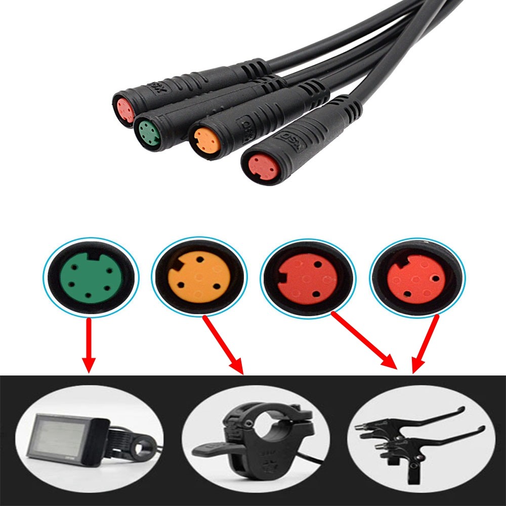 150cm 2T4 Waterproof Cable for Display Controller Brake Throttle Converter HAU