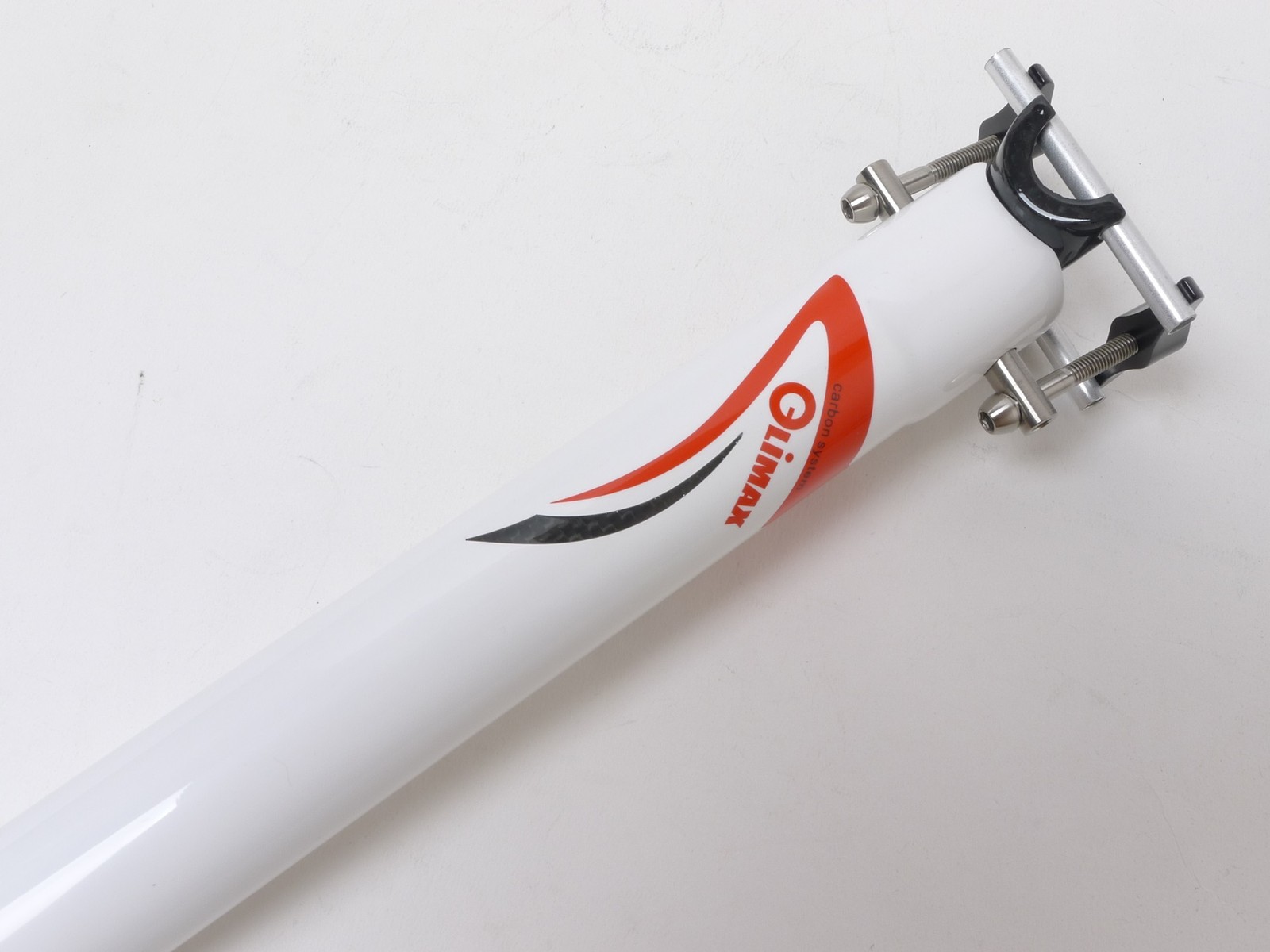 145g,34.9x350mm Climax SP02B 3K gloss carbon Seatpost Road MTB Bike White
