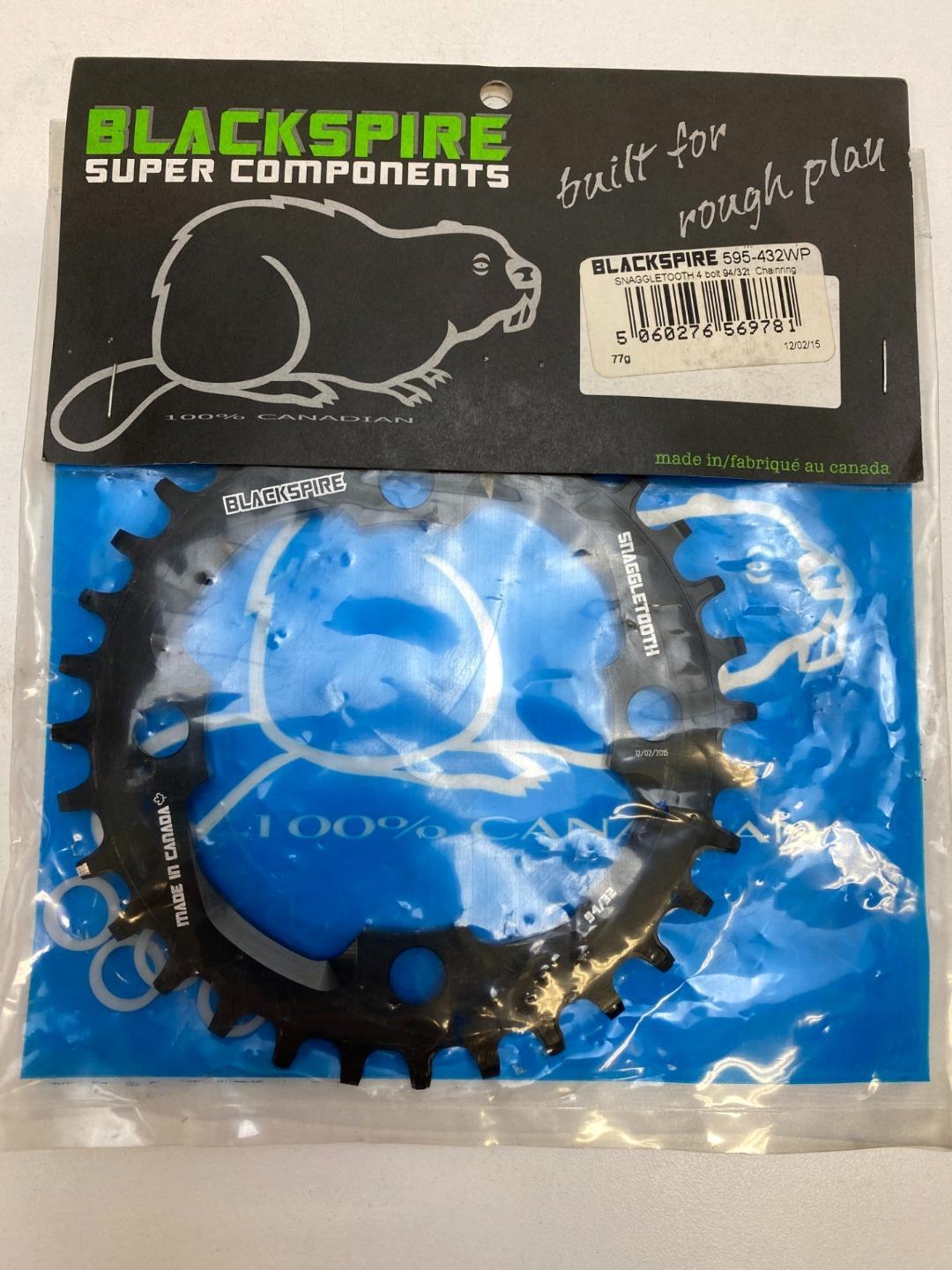 new Blackspire Snaggletooth Narrow/Wide Chainrings 94mm BCD 32T 9-11 speed #32