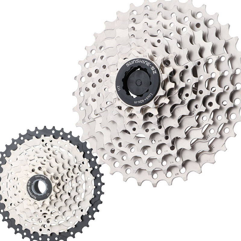 SUNSHINE 8 Speed Silver Cassette Freewheel 11-32/36/40/42T SHIMANO HG Bike MTB