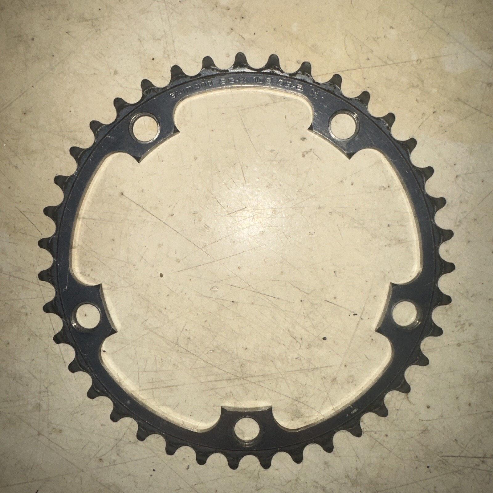 Shimano SG-X 10S 39-B 39 Tooth Inner Chainring 130 mm BCD Five Arm Bolt Small