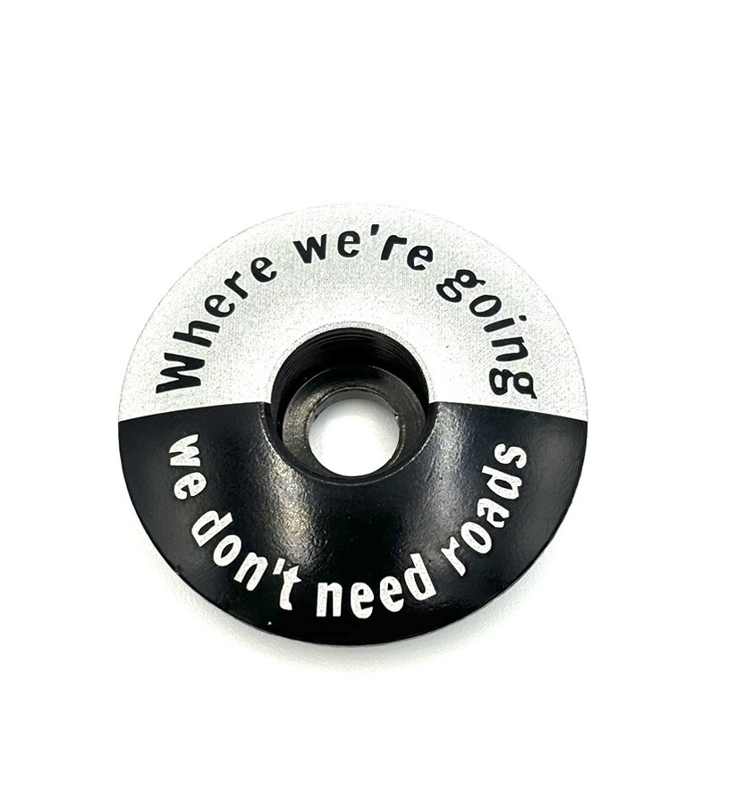 Where we’re going, we don’t need roads – Threadless Bicycle Headset Stem Cap top