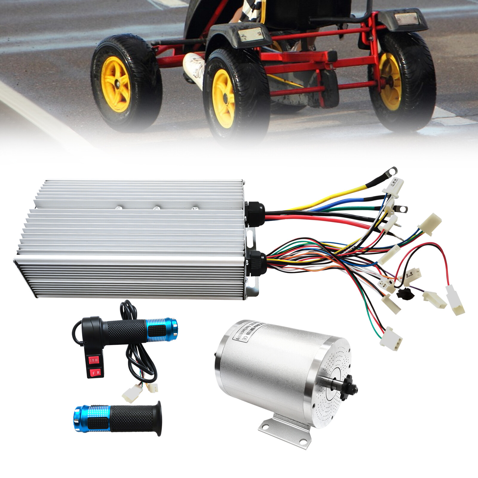 3000W 72V Electric Brushless DC Motor Controller Kit Fit E-Bike Scooter