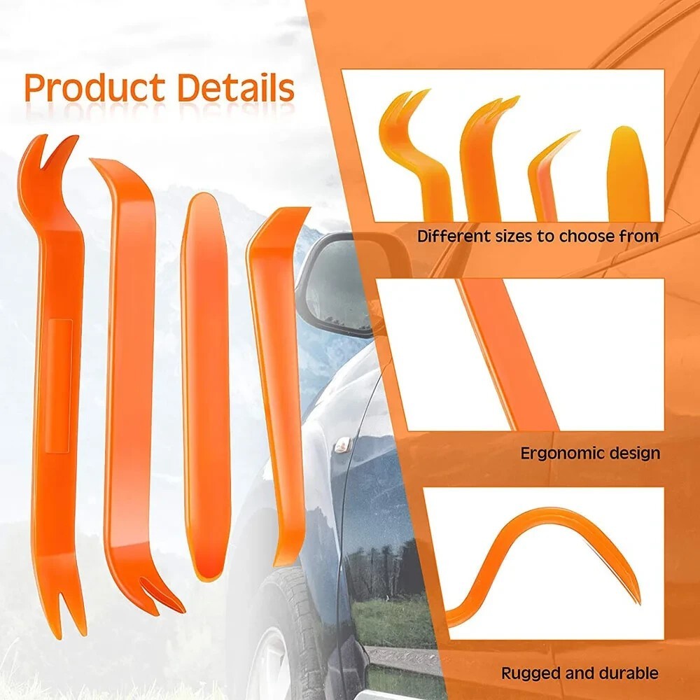 Car Audio Disassembly Tool Plastic Pry Bar Door Interior Clip Rocker Crowbar