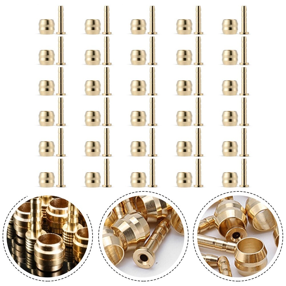 Bicycle Brake Olive and Brass Insert 30pcs for BH59 Hose Fits MT200 M445