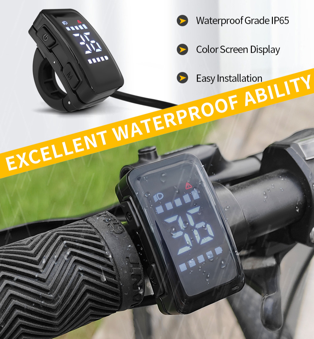 Mini Display Ebike Intelligent LCD Screen Waterproof Electric Bike Compitable