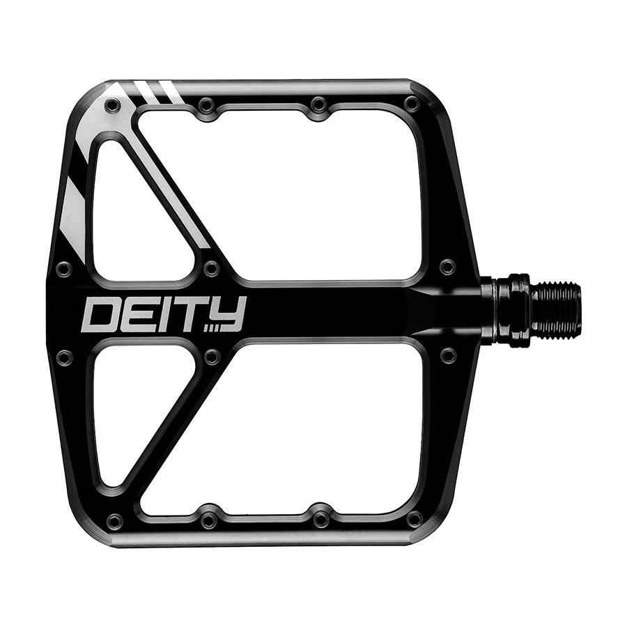New Deity SuperVillain Platform Pedals Body: Aluminum Spindle: Cr-Mo 9/16” Blac