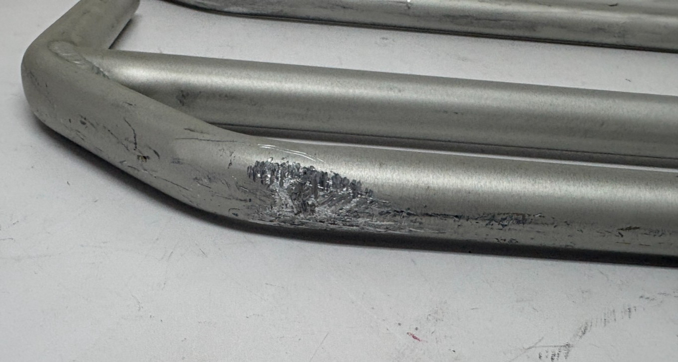 XtraCycle Free Radical Silver Aluminum Clip-In Top Bars Satisfaction Guaranteed