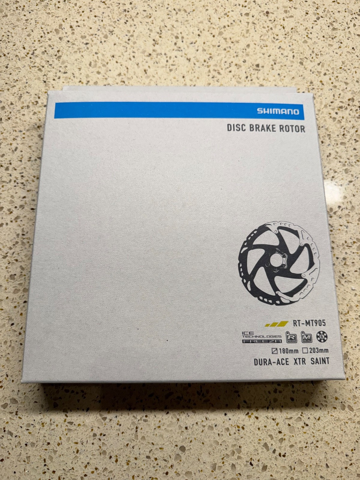 NEW Shimano XTR RT-MT905 180mm 6-Bolt Ice Tech Disc Brake Rotor