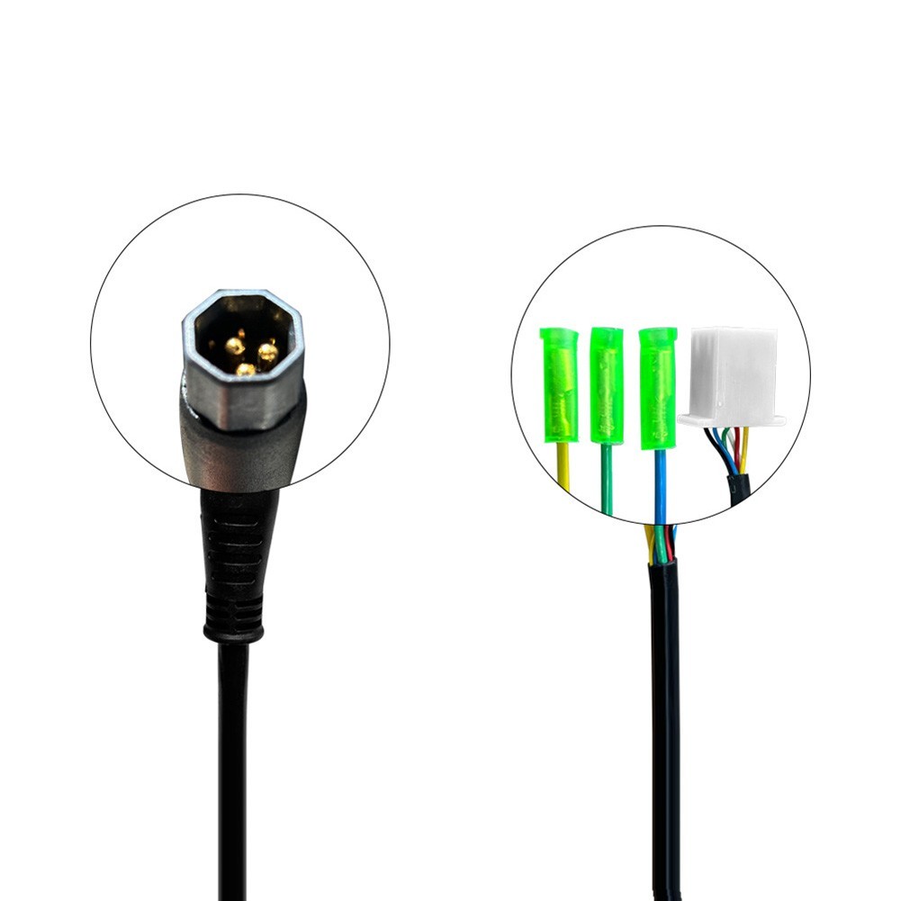 9Pin Motor Cable Adapter Cable/Male Black Adapter EBike Electric Bicycle