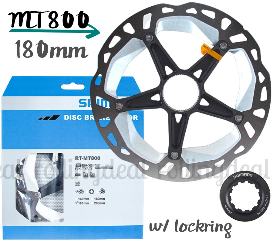 Shimano RT-MT800 Disc Brake Center Lock Rotor 180 mm NIB (with lock ring)