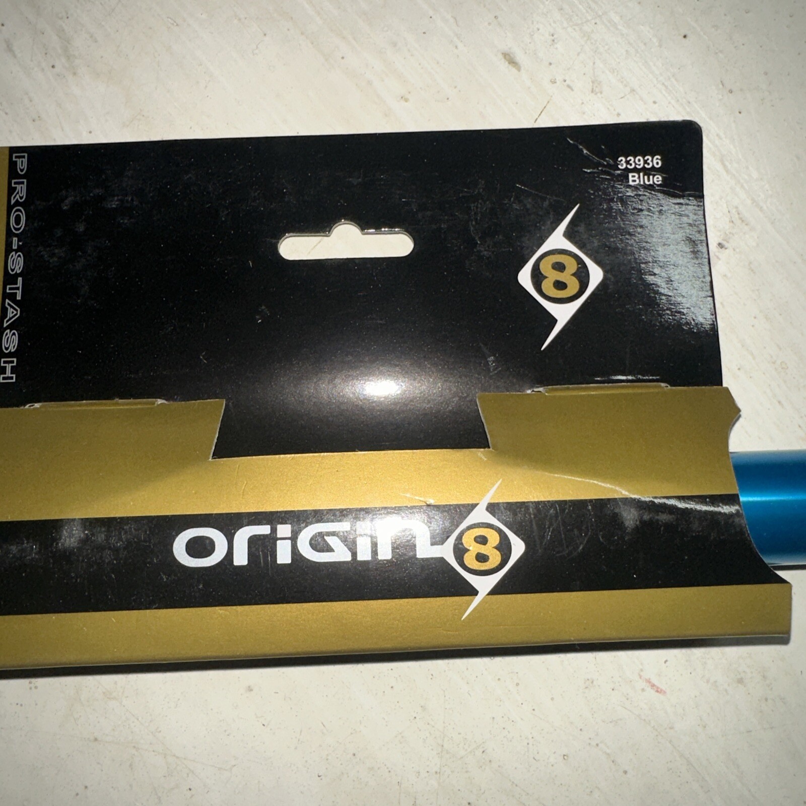 Origin8 Pro-Stash Handlebar BLUE Flat Bar Alloy 480 mm 25.4 Diameter Bike