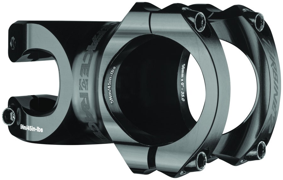 RaceFace Turbine R 35 Stem – 40mm, 35 mm Clamp, +/-0, 1 1/8″, Black