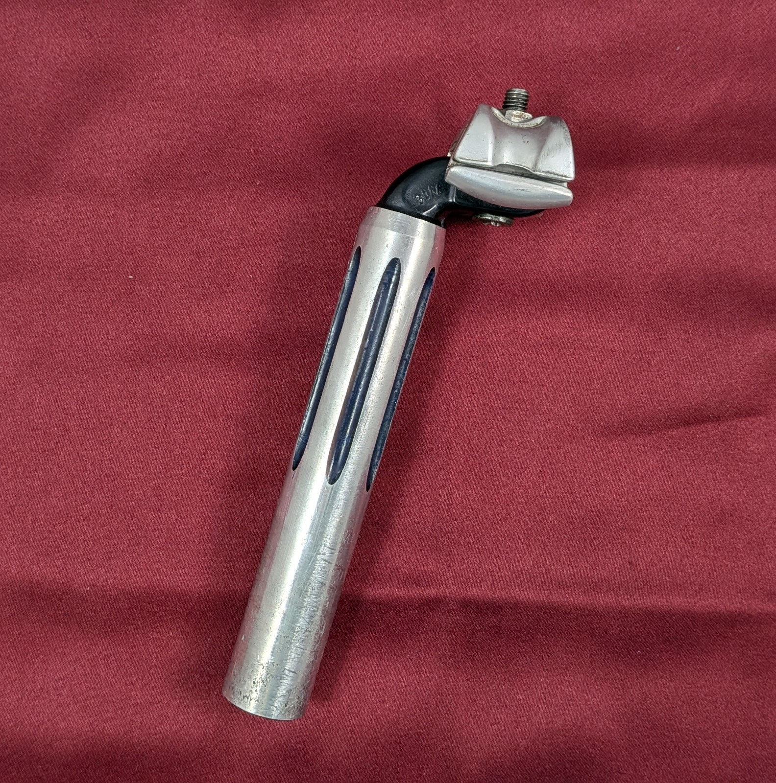 VTG 3TTT Criterium Road Seatpost Black Fluted 27.2mm Length 175mm Eroica