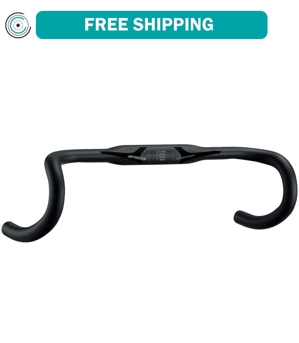 FSA Gossamer Compact Drop Handlebar 31.8mm Clamp 38cm 4° Outward bend Aluminum