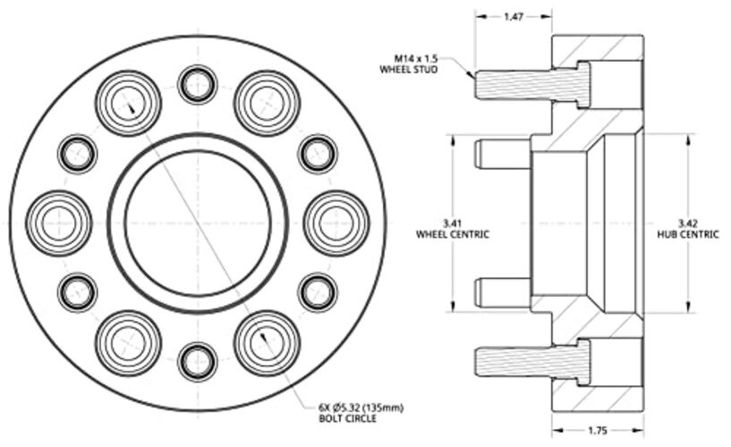 WHS028 Blue Wheel Spacer Kit